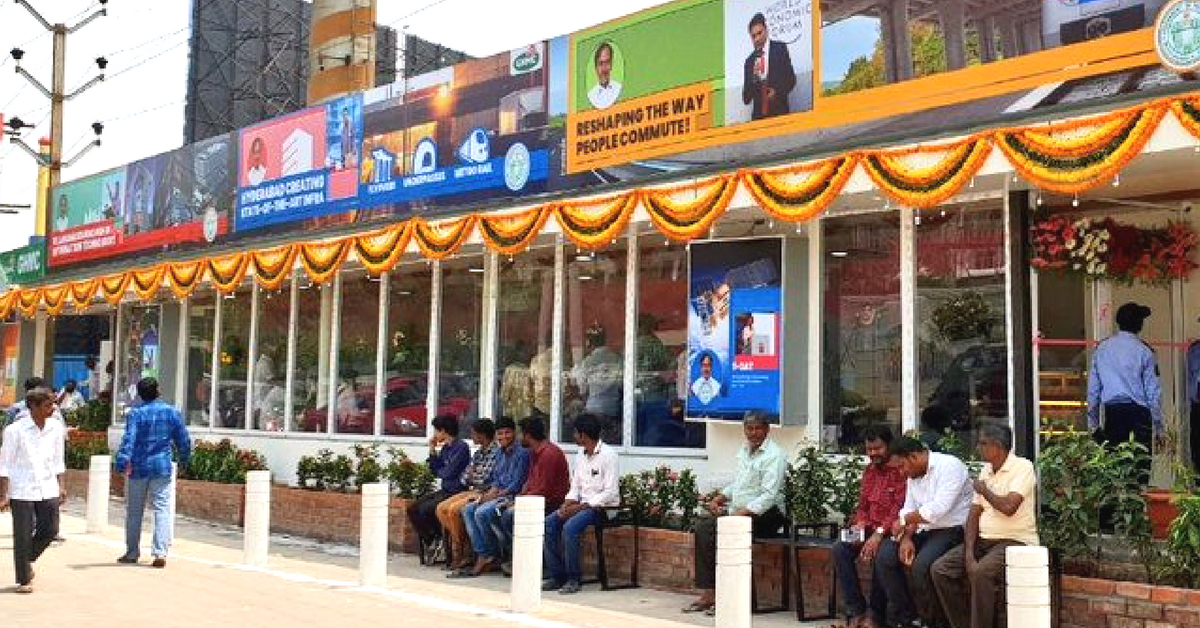 Hyderabad to Get Swanky AC Bus Shelters with ATMs, WiFi & Water Dispensers!