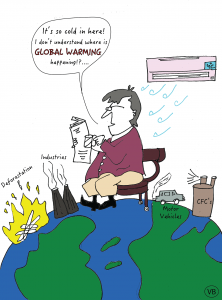 Fuzzy Synapses global warming comic. 