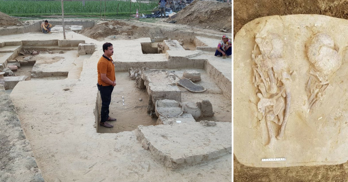 Archealogical Survey Of India Excavation site Uttar Pradesh Findings