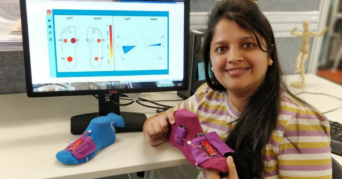 Indian-Origin Scientist Invents Smart Socks To Treat Leg & Foot Pain!