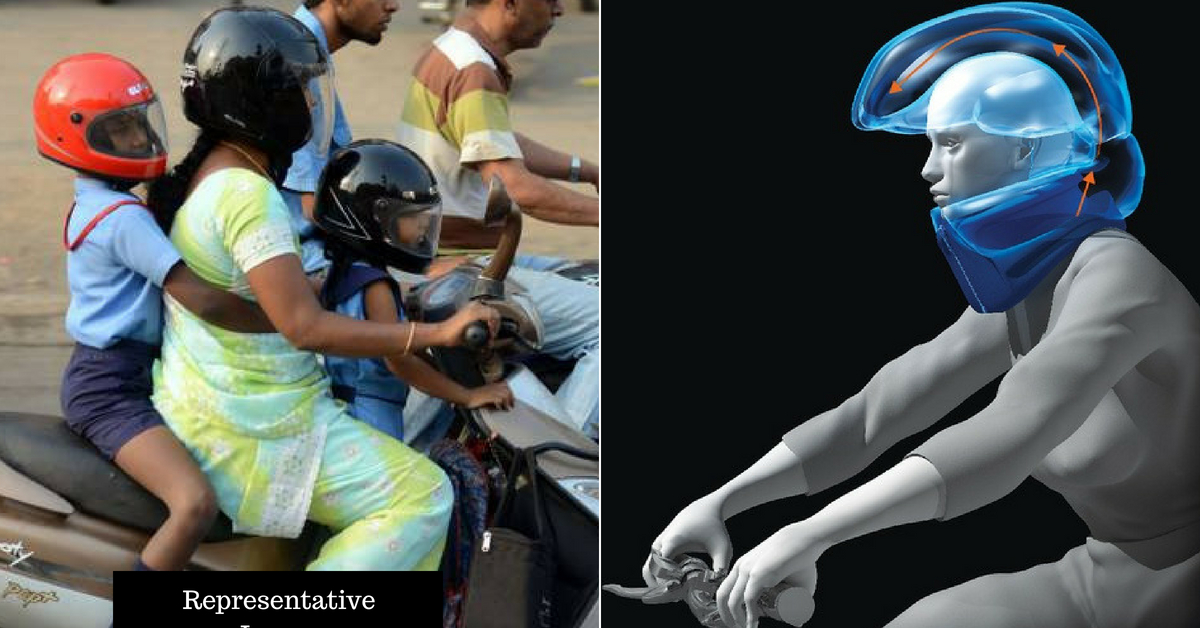This Inflatable Helmet By IIT-Roorkee Could Save Biker Lives in Road Accidents!