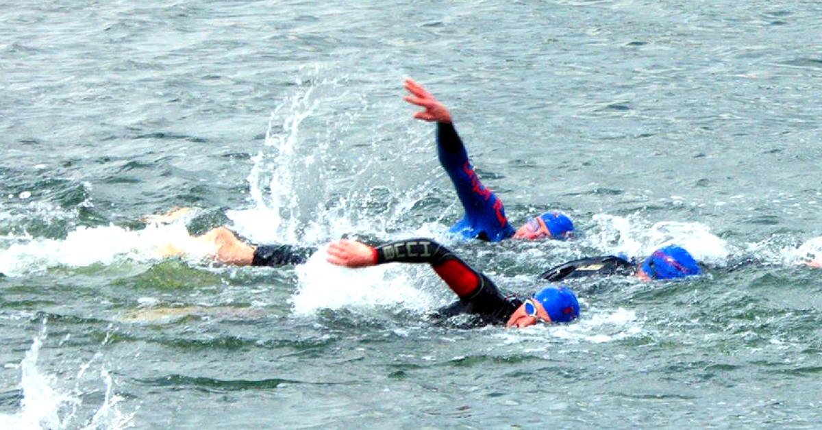 An open water swim is dramatically different from swimming in a pool, says Delhi's Siddhant. Representative image. Image Credit: Dave Bradley