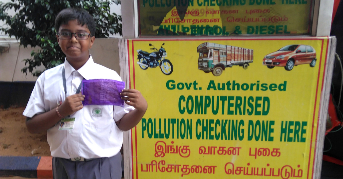 Class 6 Chennai Student Uses Native Grass to Make ‘Herbal’ Anti-Pollution Mask!