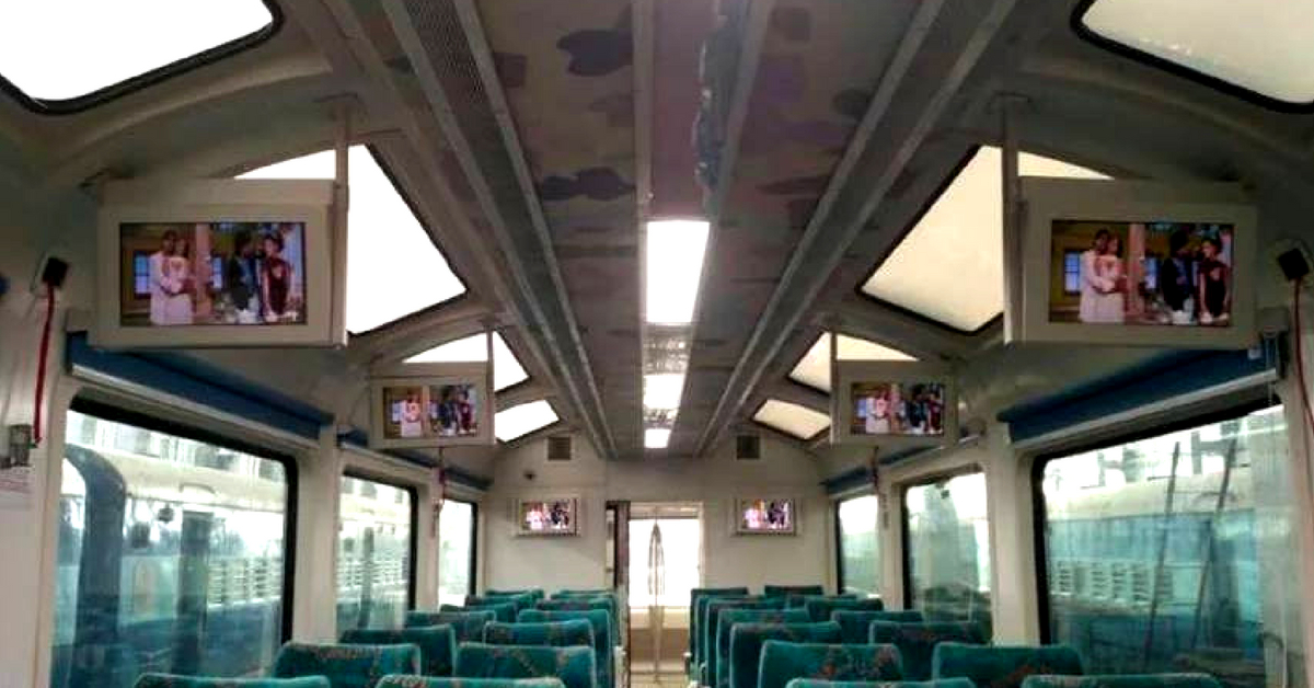 Behold amazing views, from the Vistadome coaches by the Railways.Image Credit: Marveltrip.com