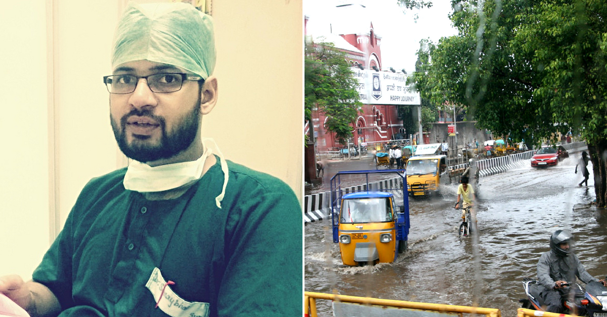 Brave Coimbatore Doctor Drove 14 Km in Torrential Rains to Save Life of Child!