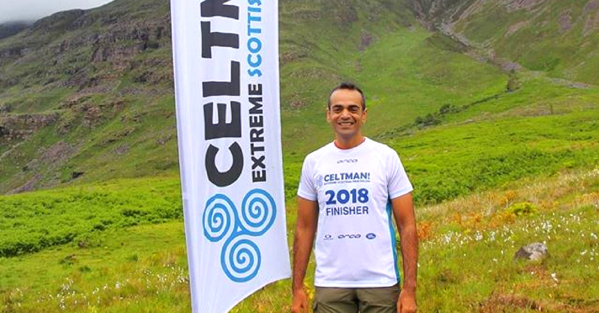 Delhi's Siddhant, is the first Indian to take part in the CELTMAN! event. Image Credit: Siddhant