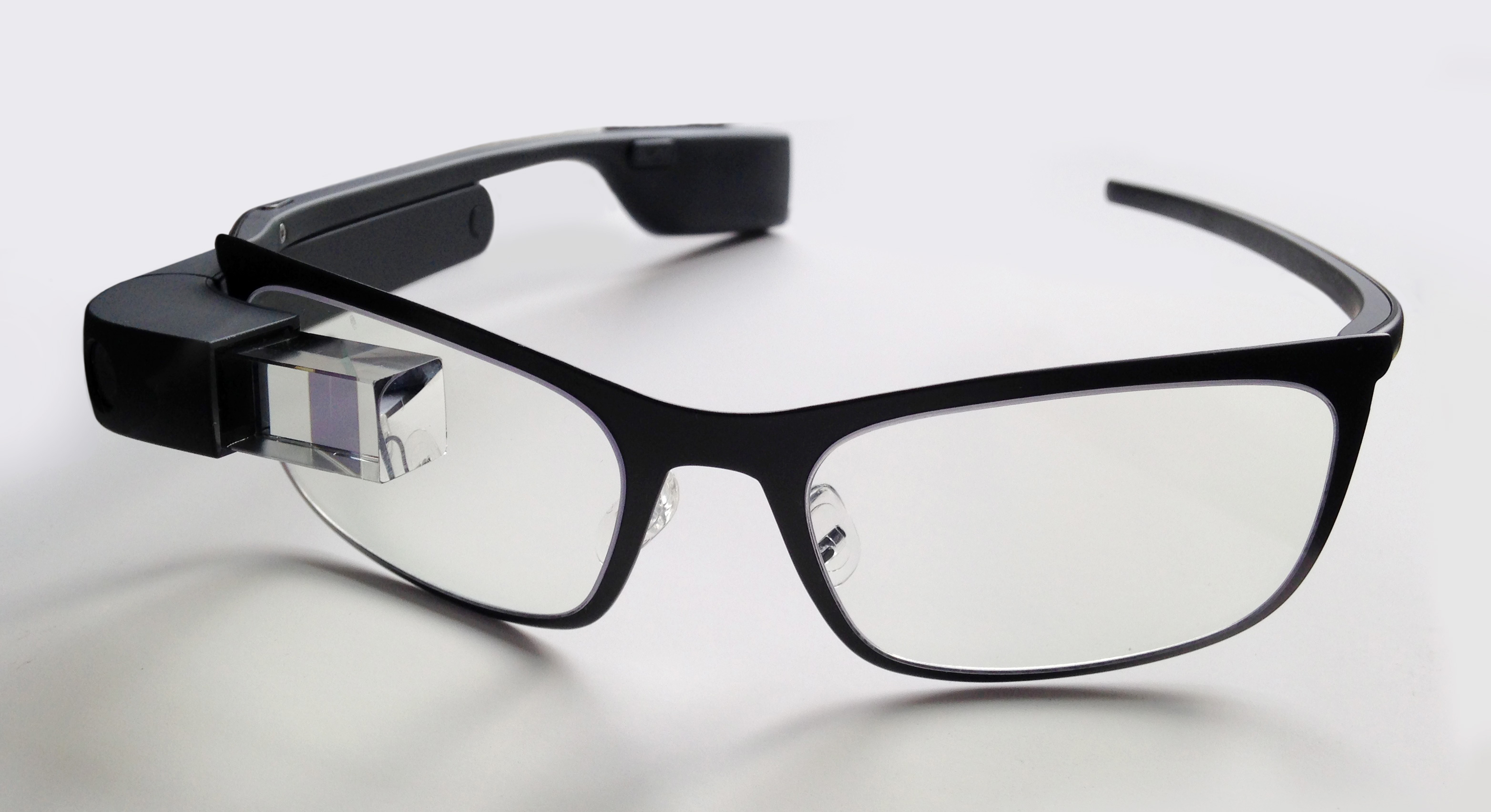 Google Glass with frames. (Source: WIkimedia Commons)