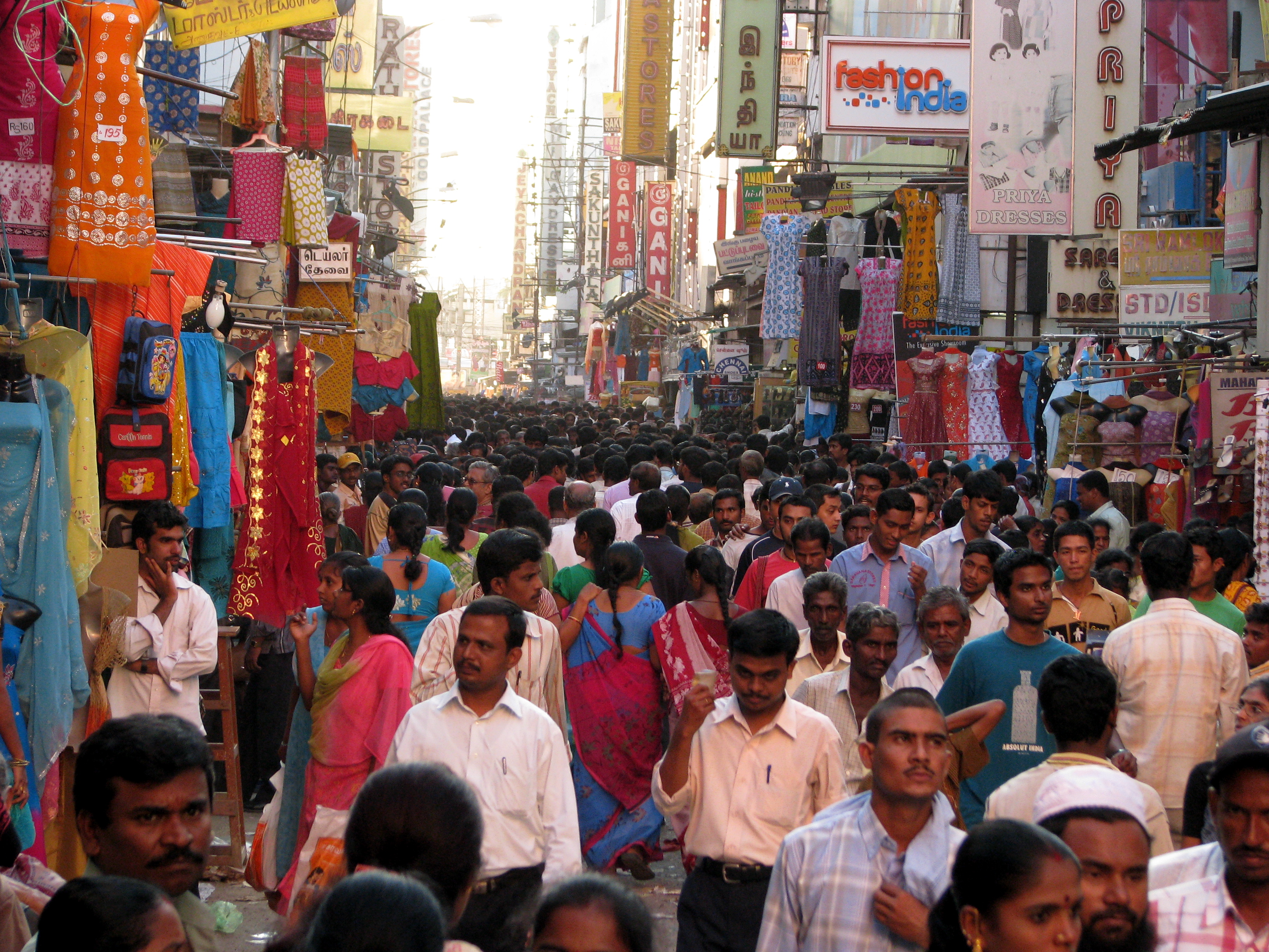 Rising population is a real concern. India is slated to go past China as the most populous country in the world by 2024. (Source: Wikimedia Commons)