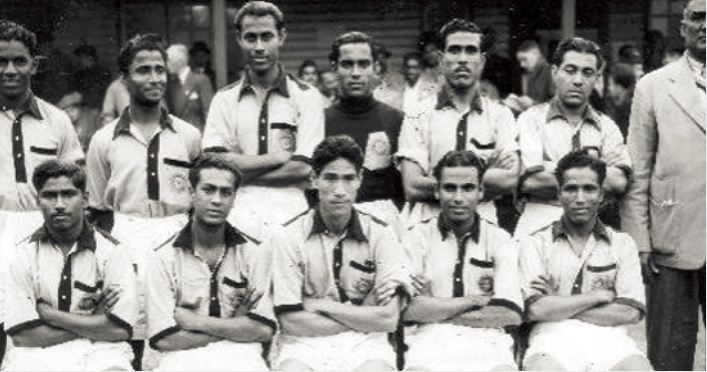 Indian Football Team ranking was 9th in FIFA World Rankings in 1957. Image Credit: KhoobKhelbo