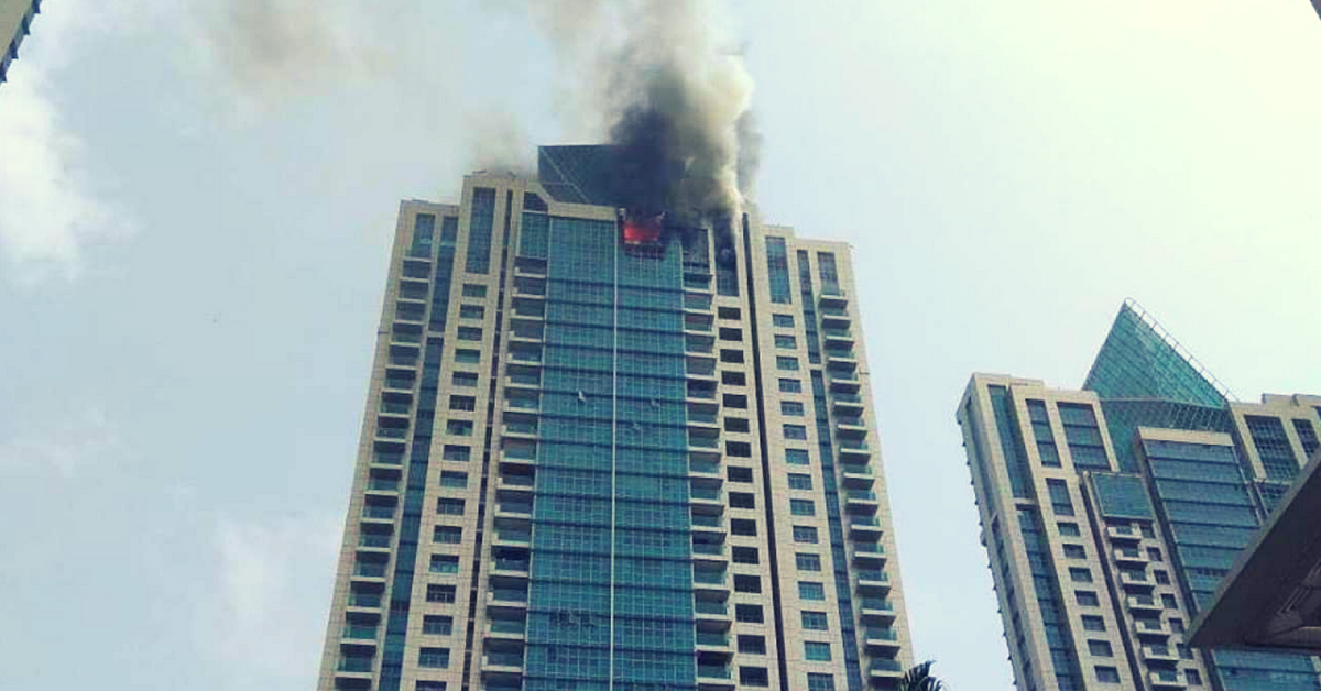 Mumbai high-rise fire BeauMonde Towers Worli