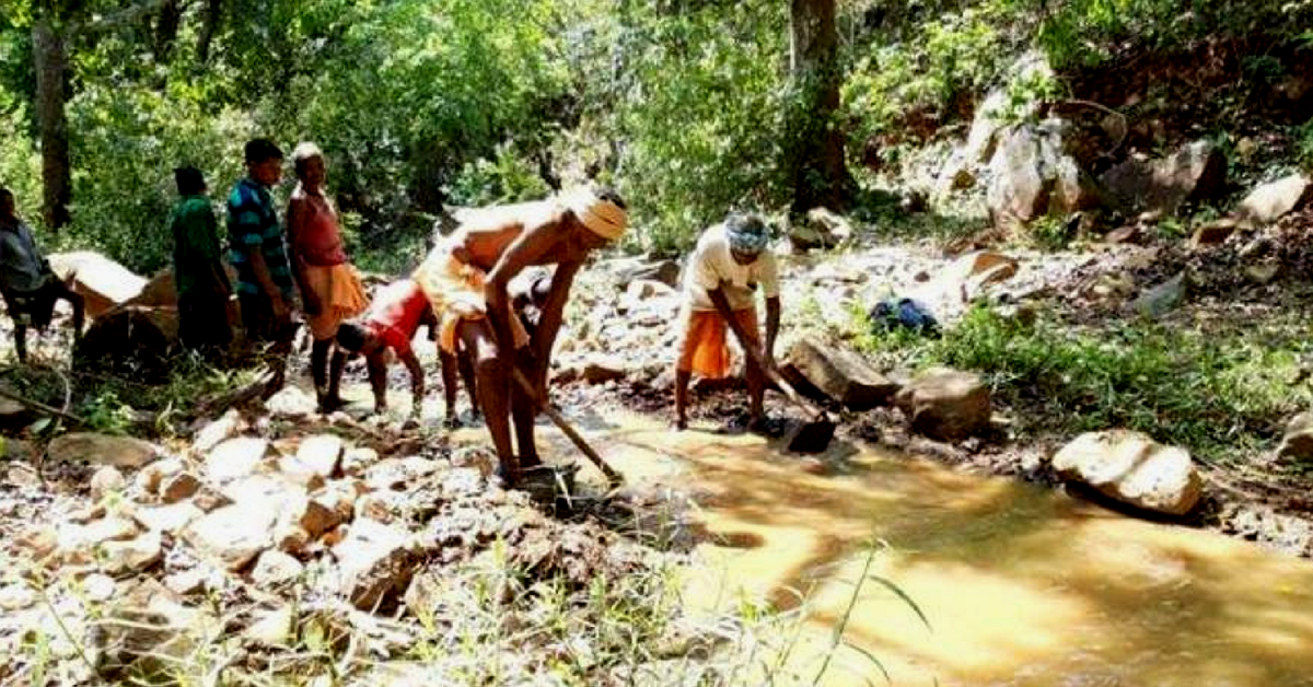 Odisha's Daitari Nayak could not afford to let the crops die.Image Credit: Tribal Stuff.