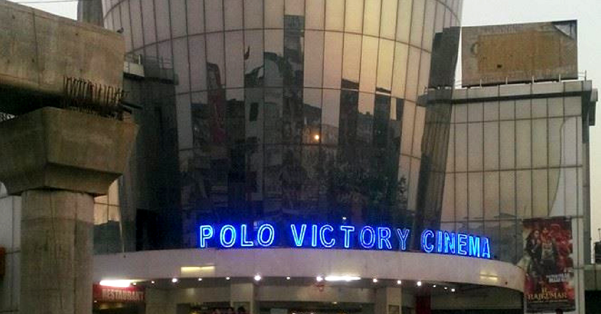 Screening many a classic back in the day, the Polo Victory Cinema, in Jaipur, now has a modern facade. Image Credit: Lalchand Saini