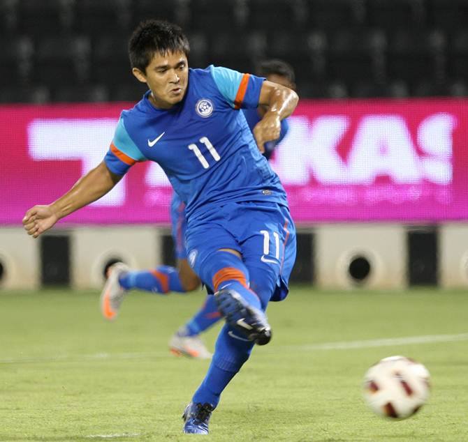 India's very own goal scoring machine. (Source: Facebook/Sunil Chhetri)