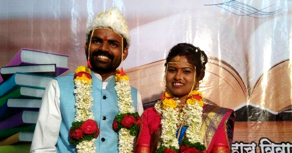 Maha Couple Requests Books as Wedding Gifts, Sets Up Library For Needy Kids!