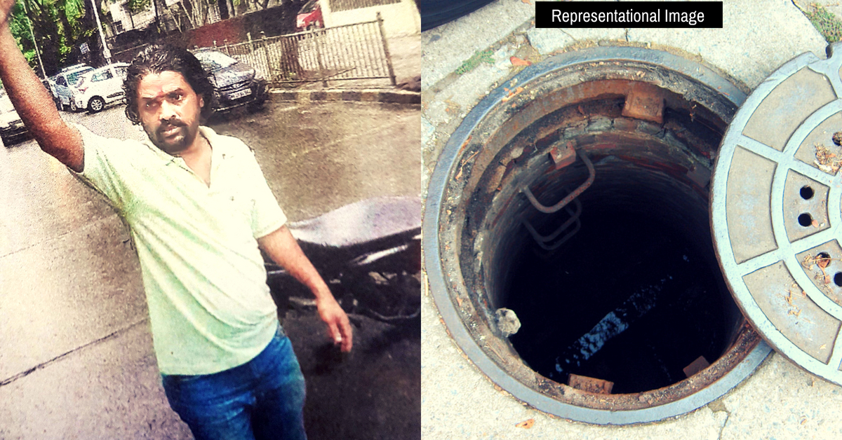 When BMC Failed, Mumbaikar Spent Hours Alerting Motorists About Open Sewer!