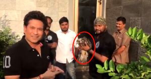 Video: Sachin Tendulkar Rescues & Feeds Injured Bird That Flew Into His Balcony!