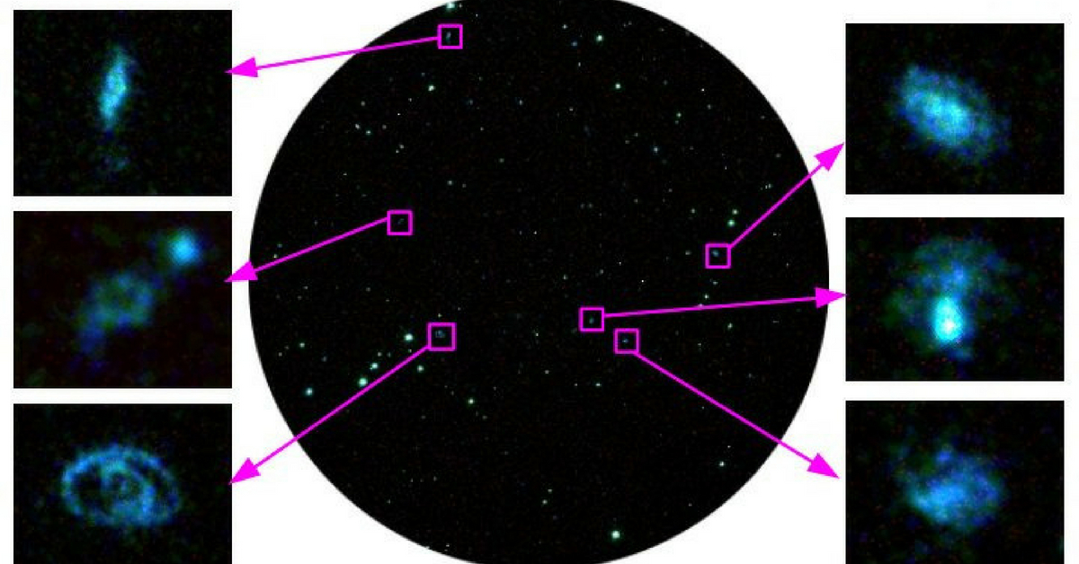 ISRO Astrosat captures image of galaxy clusters 800 million light years away