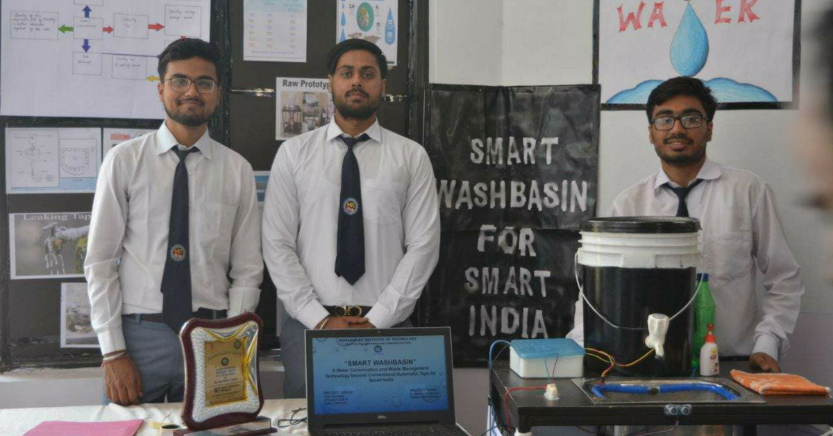 UP Engineering Students Develop ‘Smart Wash Basin’ That Prevents Water Wastage!