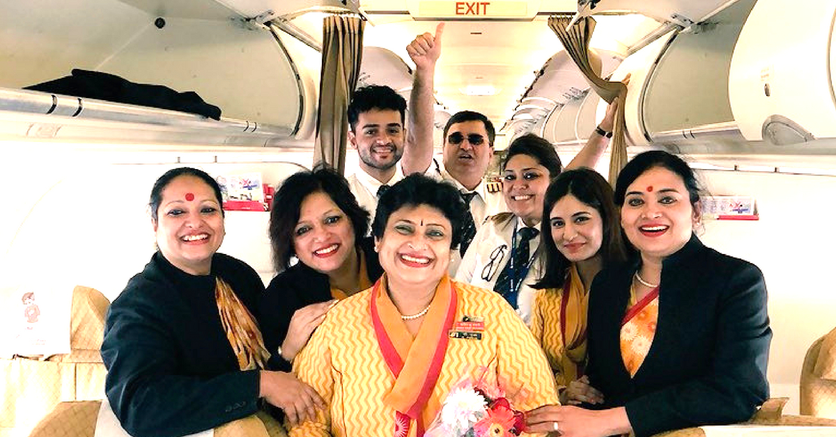 On her mother's (standing in the middle) last day. (Source: Twitter/Ashrrita Chinchankar)