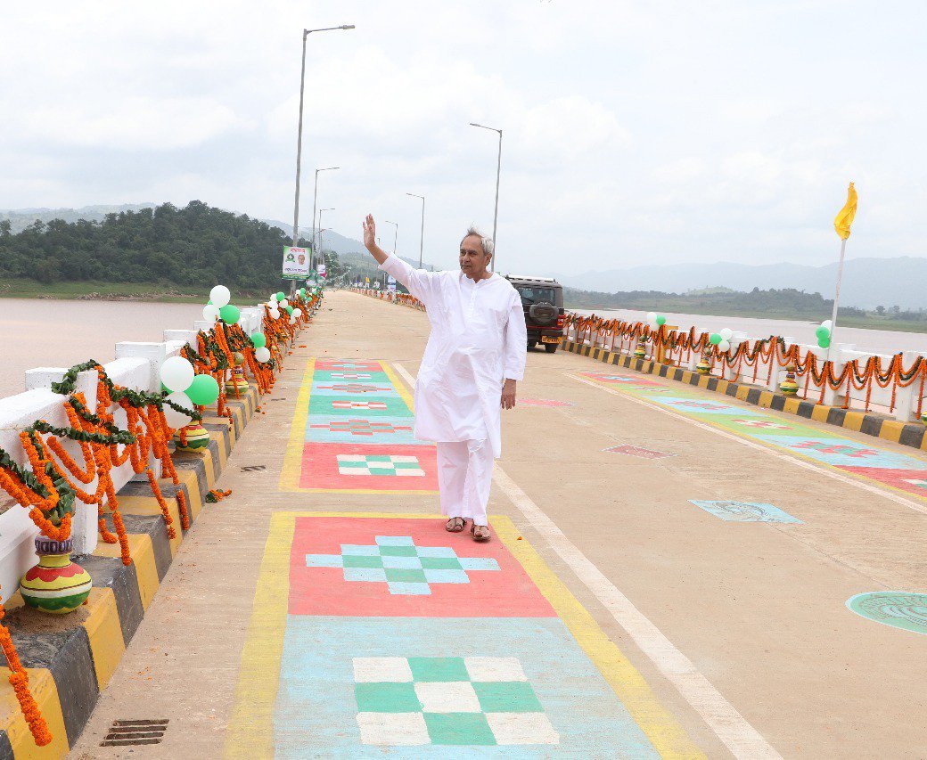 Odisha Chief Minister Naveen Patnaik during the inauguration ceremony. (Source: Twitter/Naveen Patnaik)