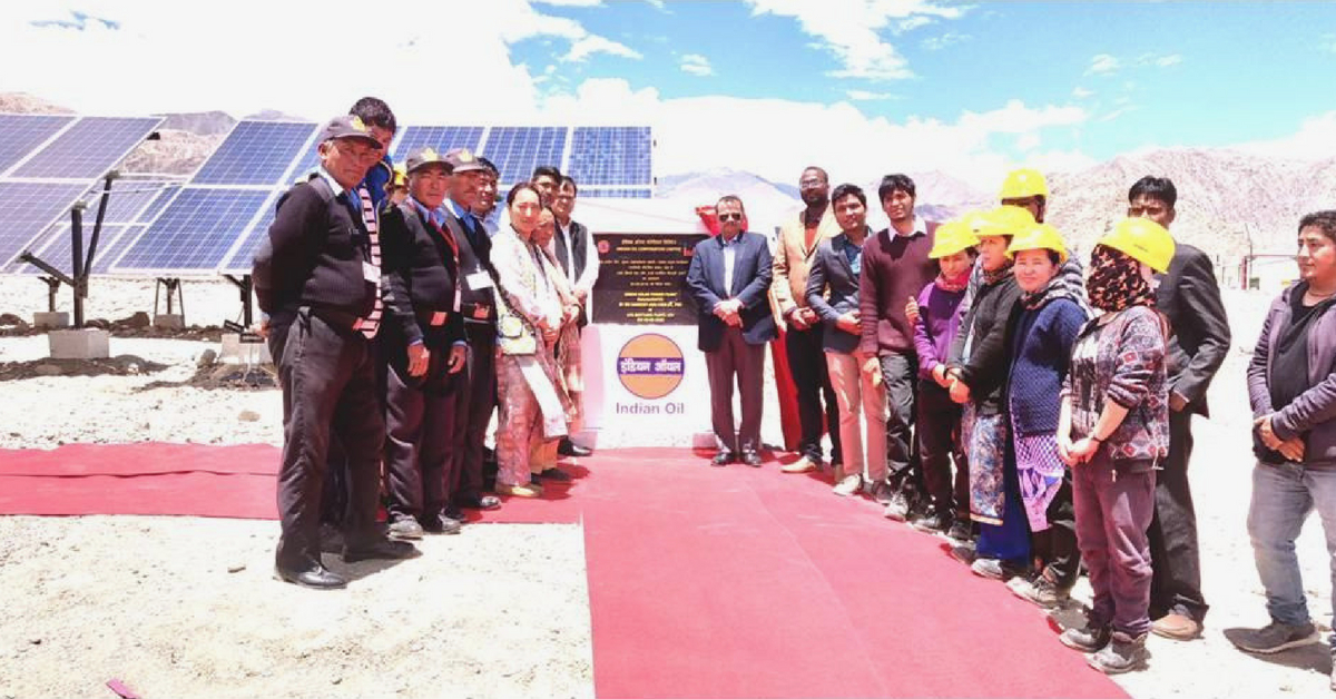 The Sun Will Run World’s Highest LPG Bottling Plant in Leh, To Save 30000L of Diesel!