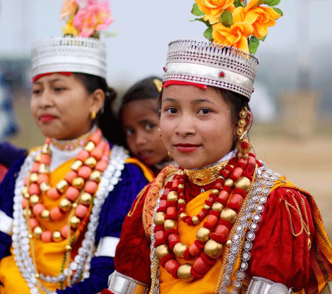 Khasi women in their traditional attire. (Source: Facebook/The Voice of the North East)