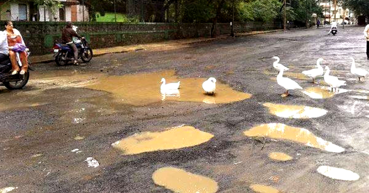 Battling Govt Apathy, Villagers Pool Funds & Fill In 100 Potholes Themselves!