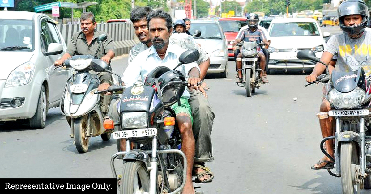 Riding bike on sale without helmet