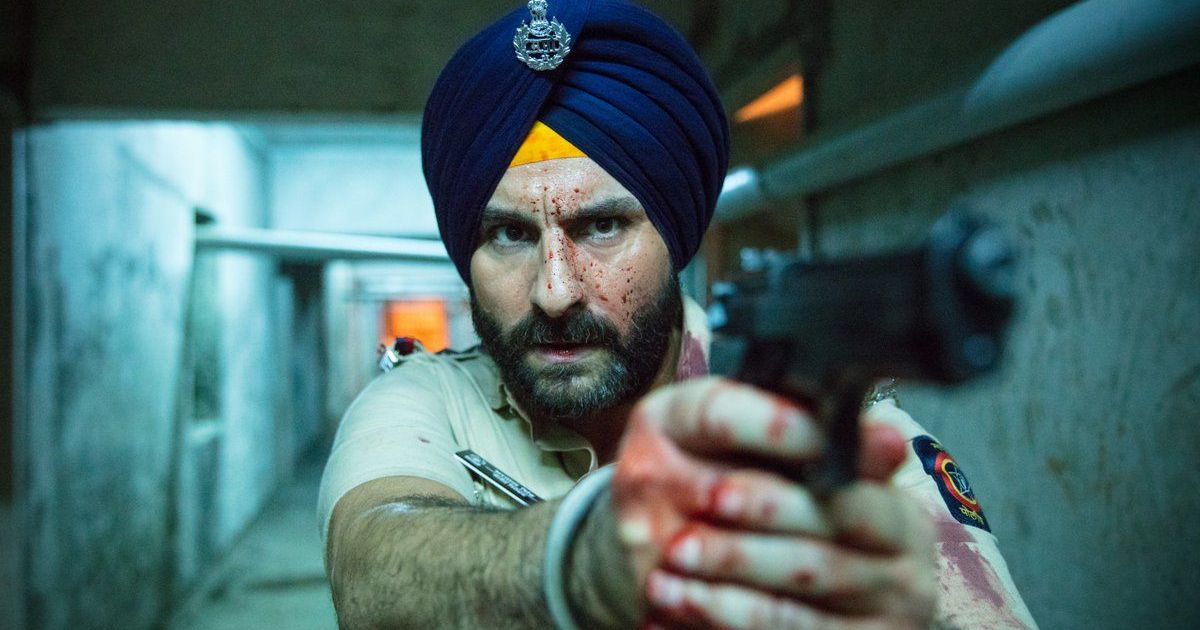 Saif Ali Khan's character Inspector Sartaj Singh. (Source: Youtube/Sacred Games Trailer)