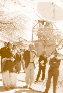 Prof. Yash Pal with Indira Gandhi 