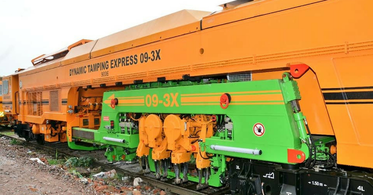 The Indian Railways has introduced hi-tech maintenance machines. Image Credit: Ministry of Railways