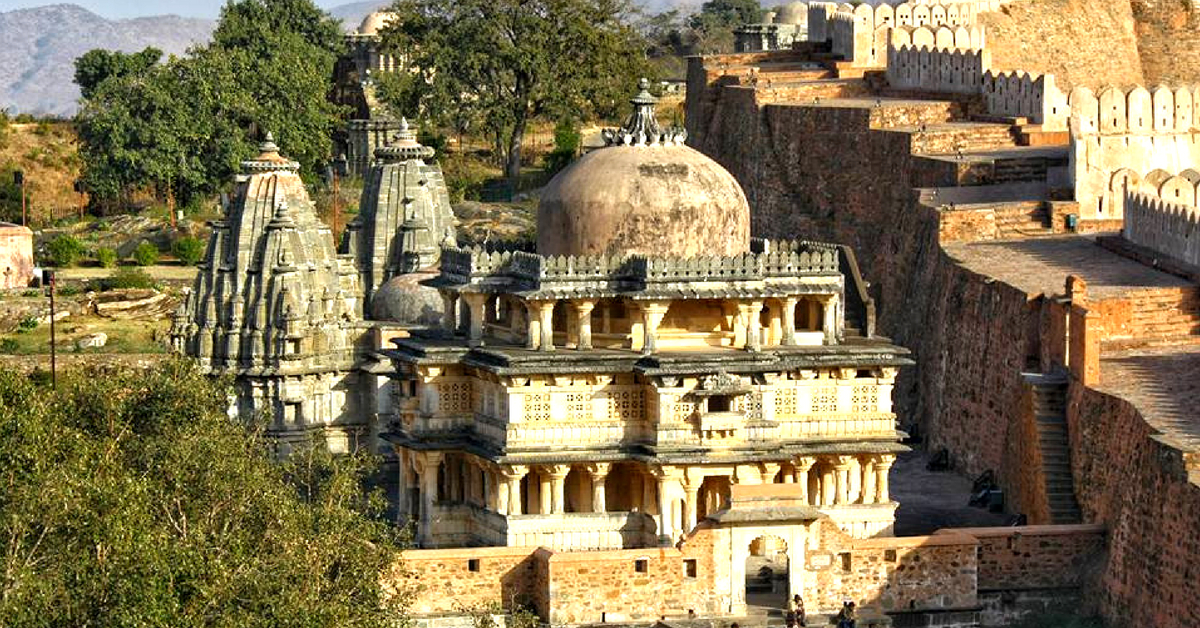 The Kumbalgarh Fort, in Rajasthan, India is quite the sight with its huge walls, domes and pillars. Image Credit:- Sougat Kar