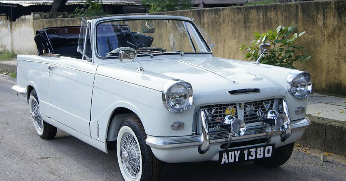 The Standard Herald Convertible was India's first open-top car. Image Credit: Standard Herald