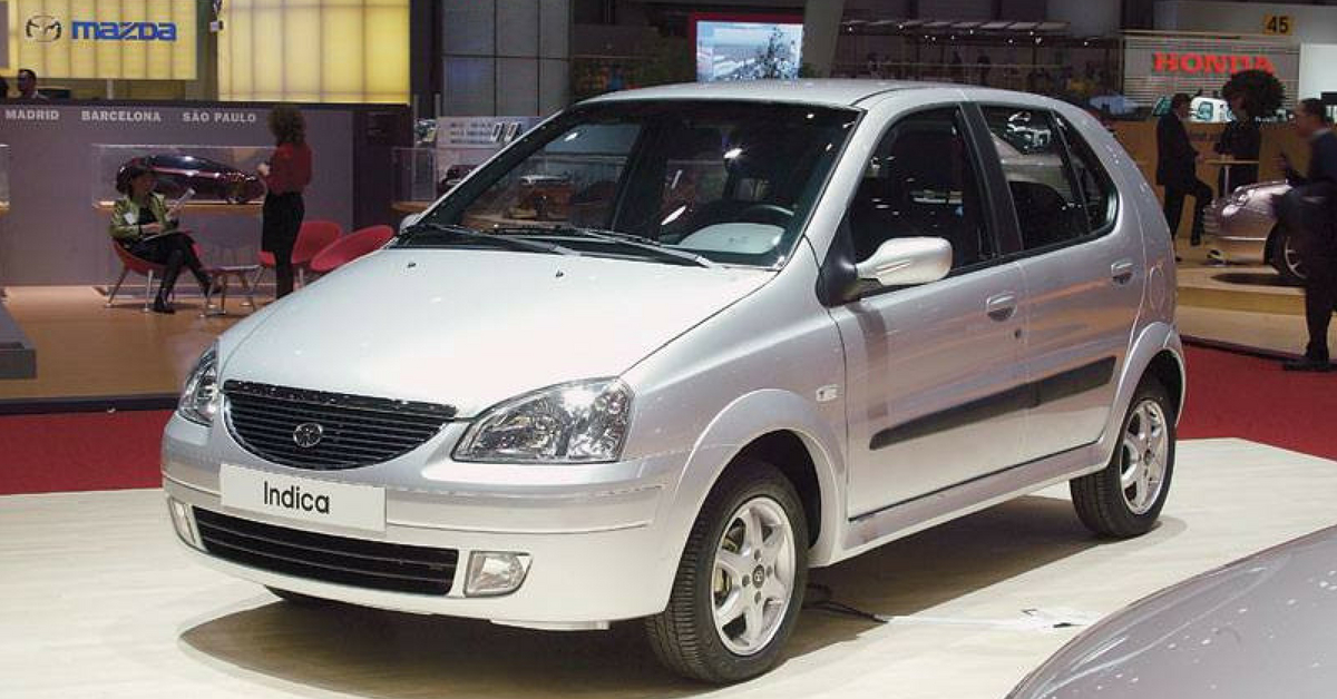 The Tata Indica-India's first locally-made small car. Image Credit: Tata Motors.