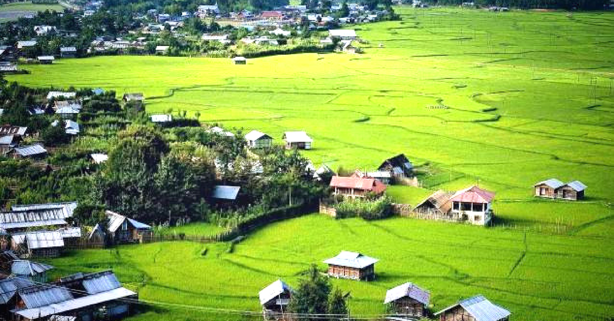 The ethereal Ziro Valley, in North East India is truly a natural paradise. Image Credit: Life in the NorthEast India