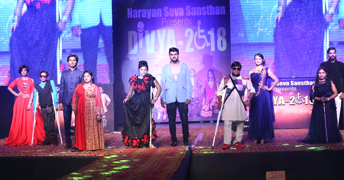 The fashion show, held for the differently-abled in Punjab. Image Credit: Narayan Seva Sansthan Udaipur