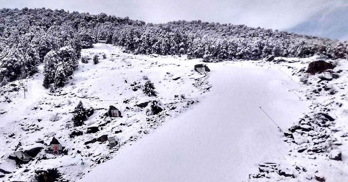 The unreal atmosphere at Auli, Uttarakhand, India. Image Credit: Auli,Uttarakhand,India