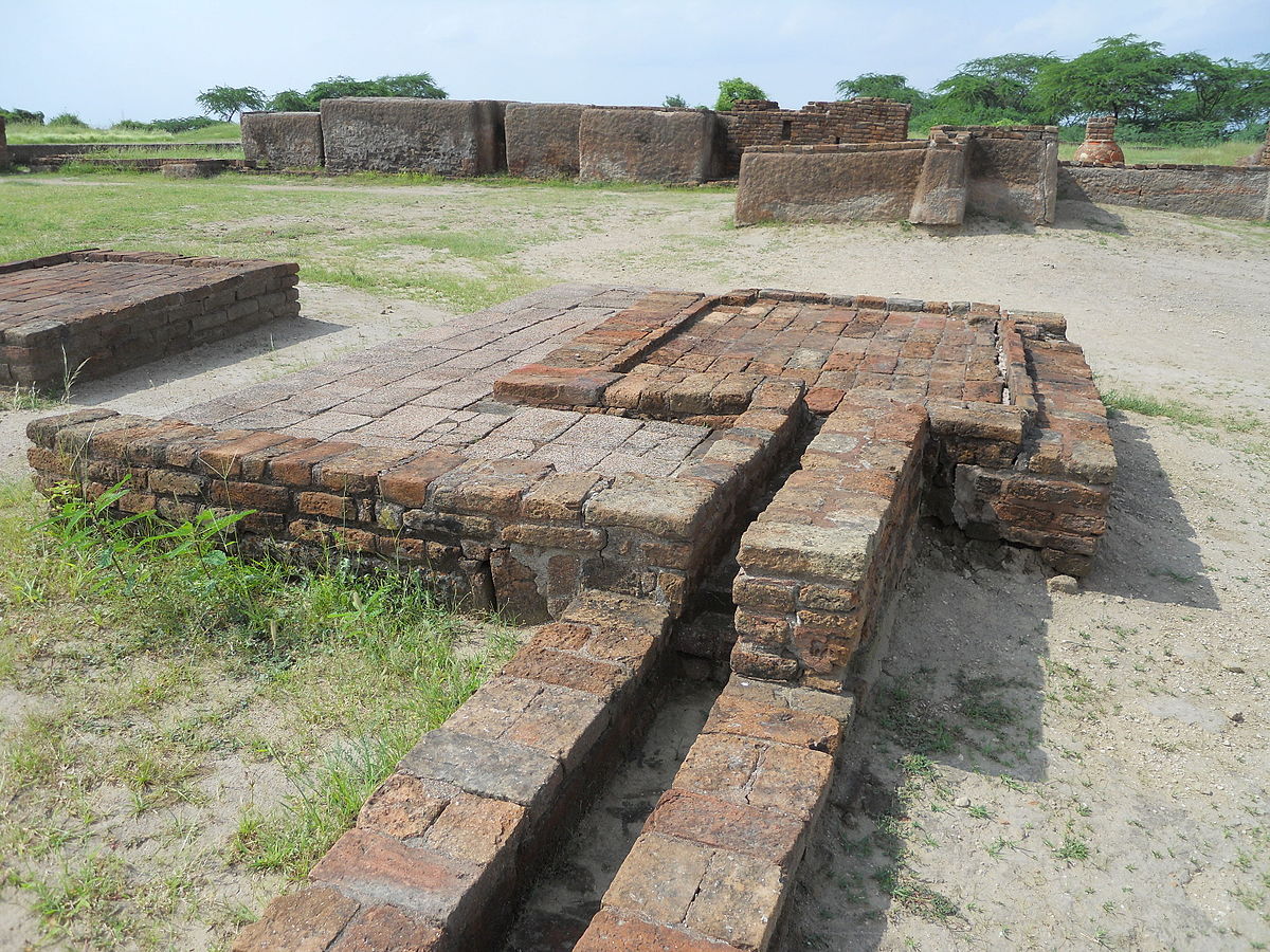 The drainage system in Lothal, Gujarat 