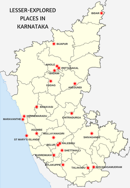 Historical Places In Karnataka Map 19 Under-Explored Karnataka Destinations That Must Be On Your Bucket List!