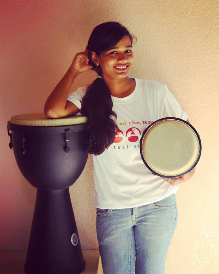 Abused by step father, bar dancer's daughter turns life around with drumming skills Sheetal Jain - drummer bar dancer's daughter (1)