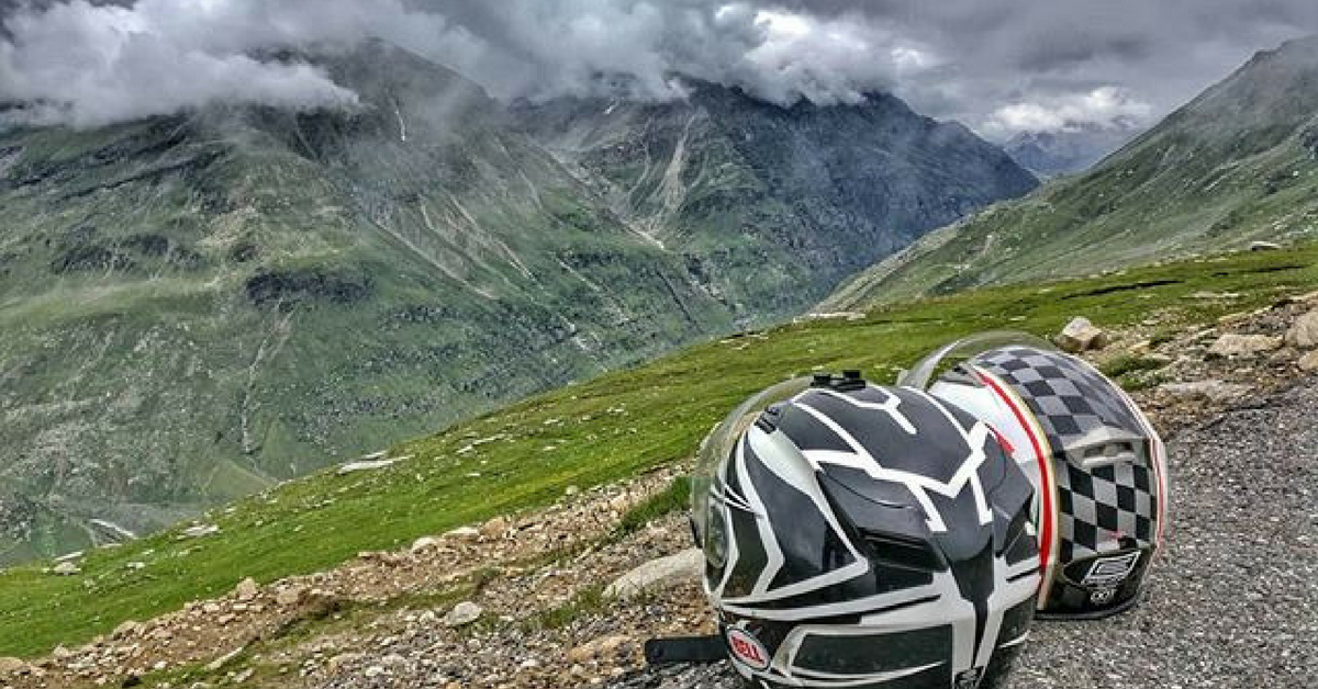 A helmet is absolutely necessary, no matter where you ride. Image Credit: UrmezB