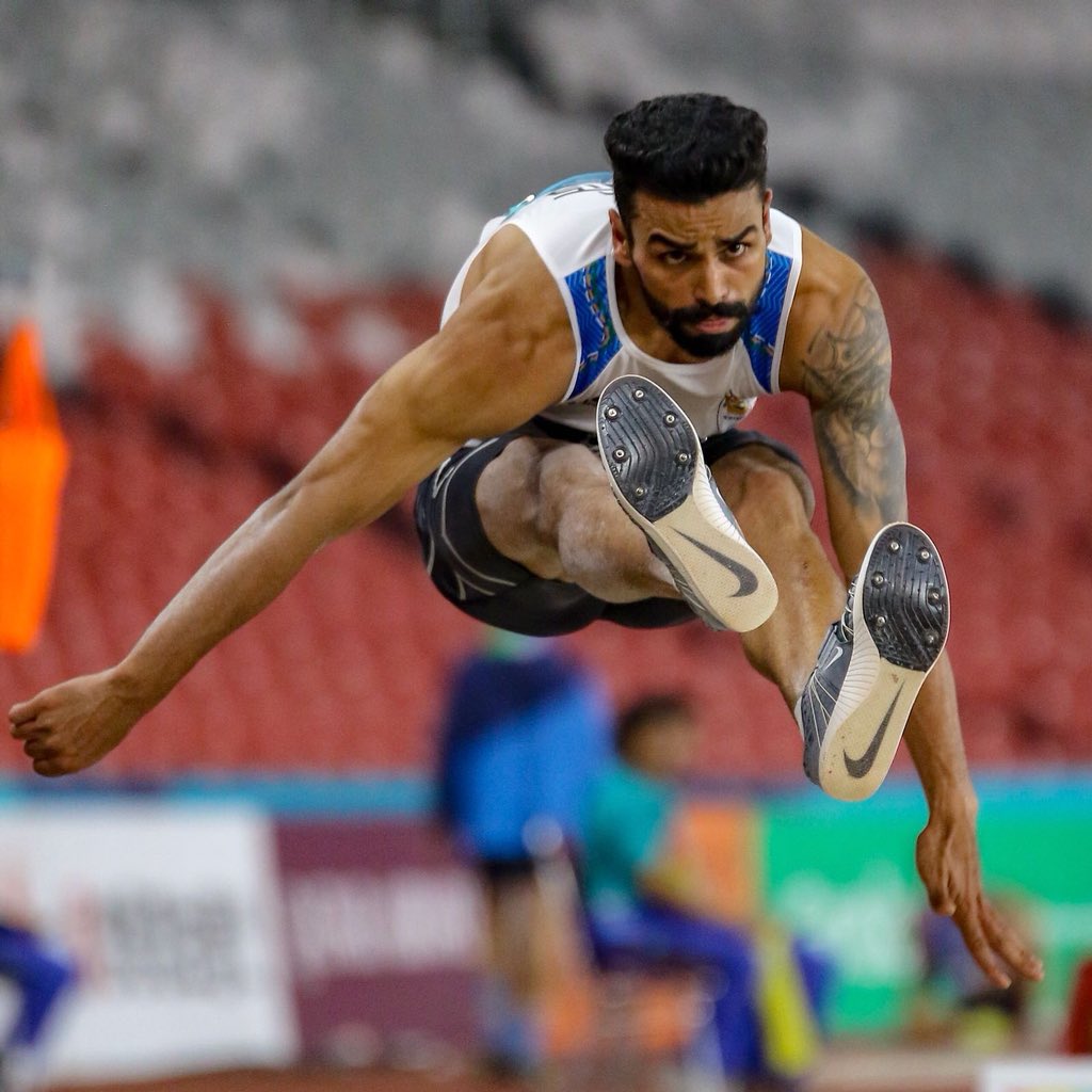 Arpeinder Singh in action during the 2018 Asian Games. (Source: Twitter/Virender Sehwag)