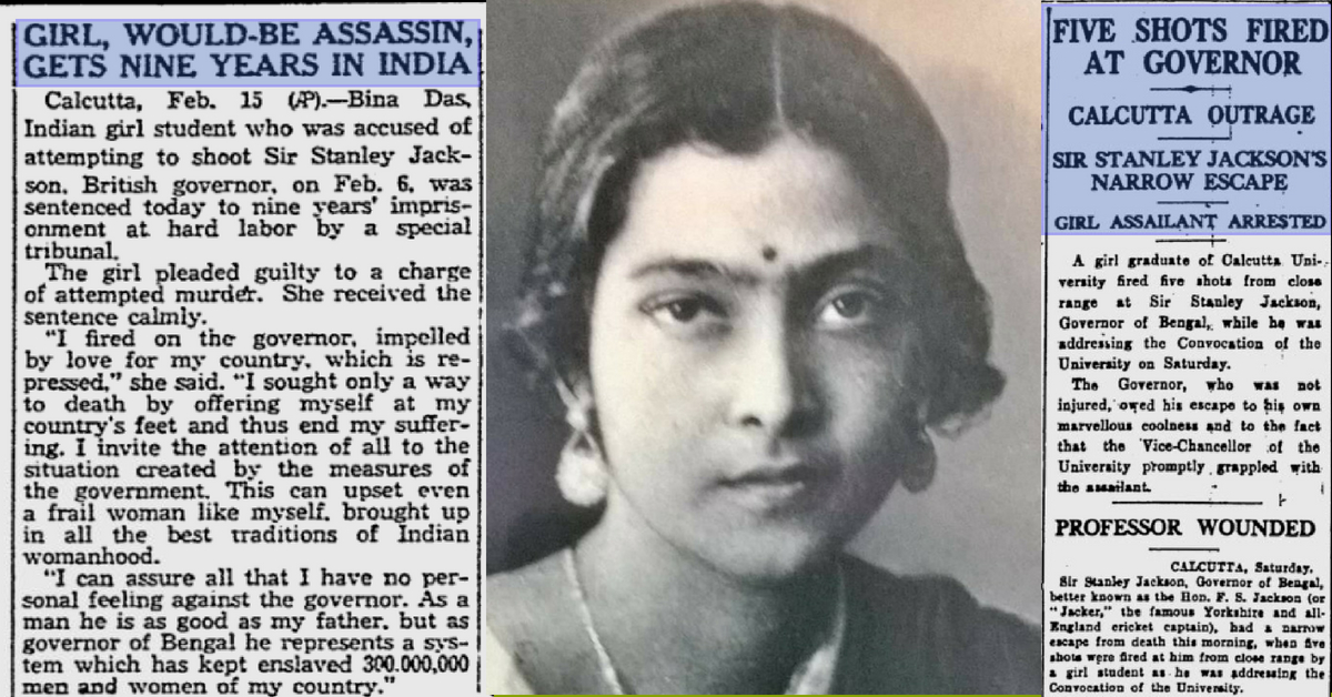 At 21, This Feisty Bengali Woman Etched Her Mark on India’s Freedom Struggle!