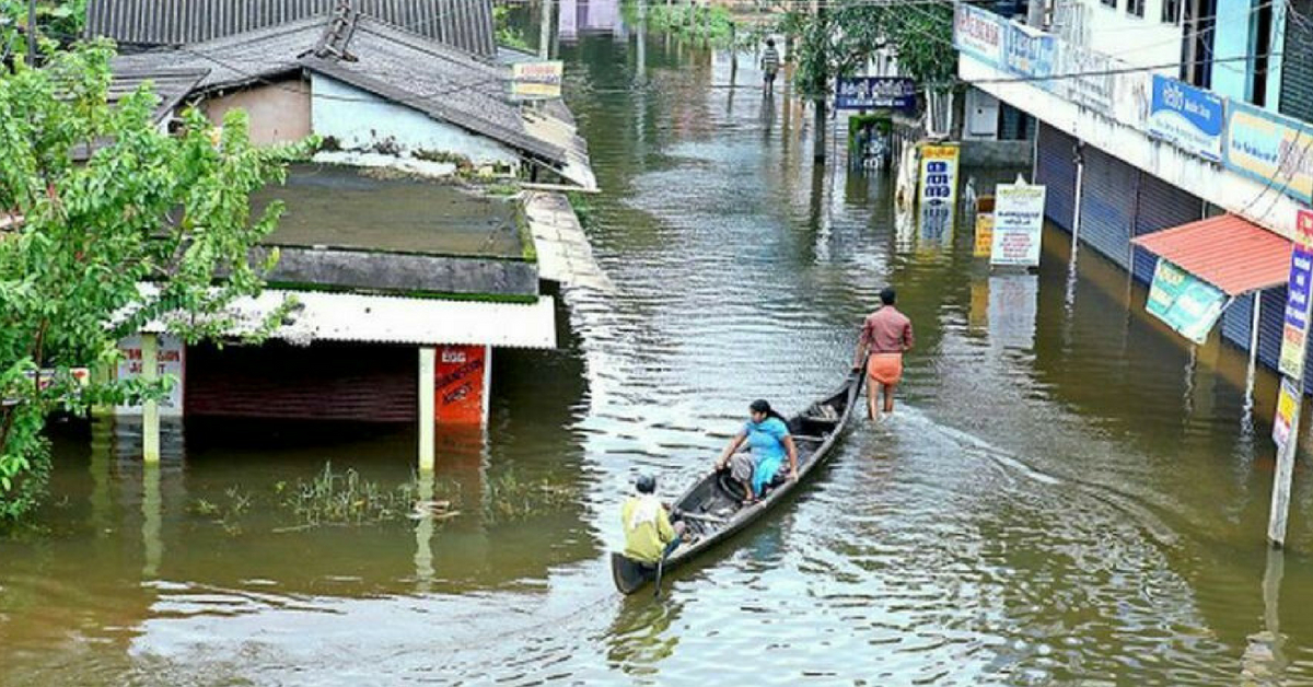 Entire towns are waterlogged in Kerala. Image Credit: Santhosh