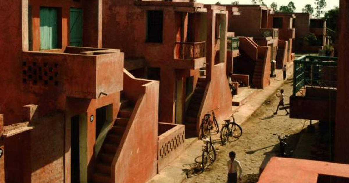 Indore's Aranya low-cost housing complex. Image Credit: Angel Muniz