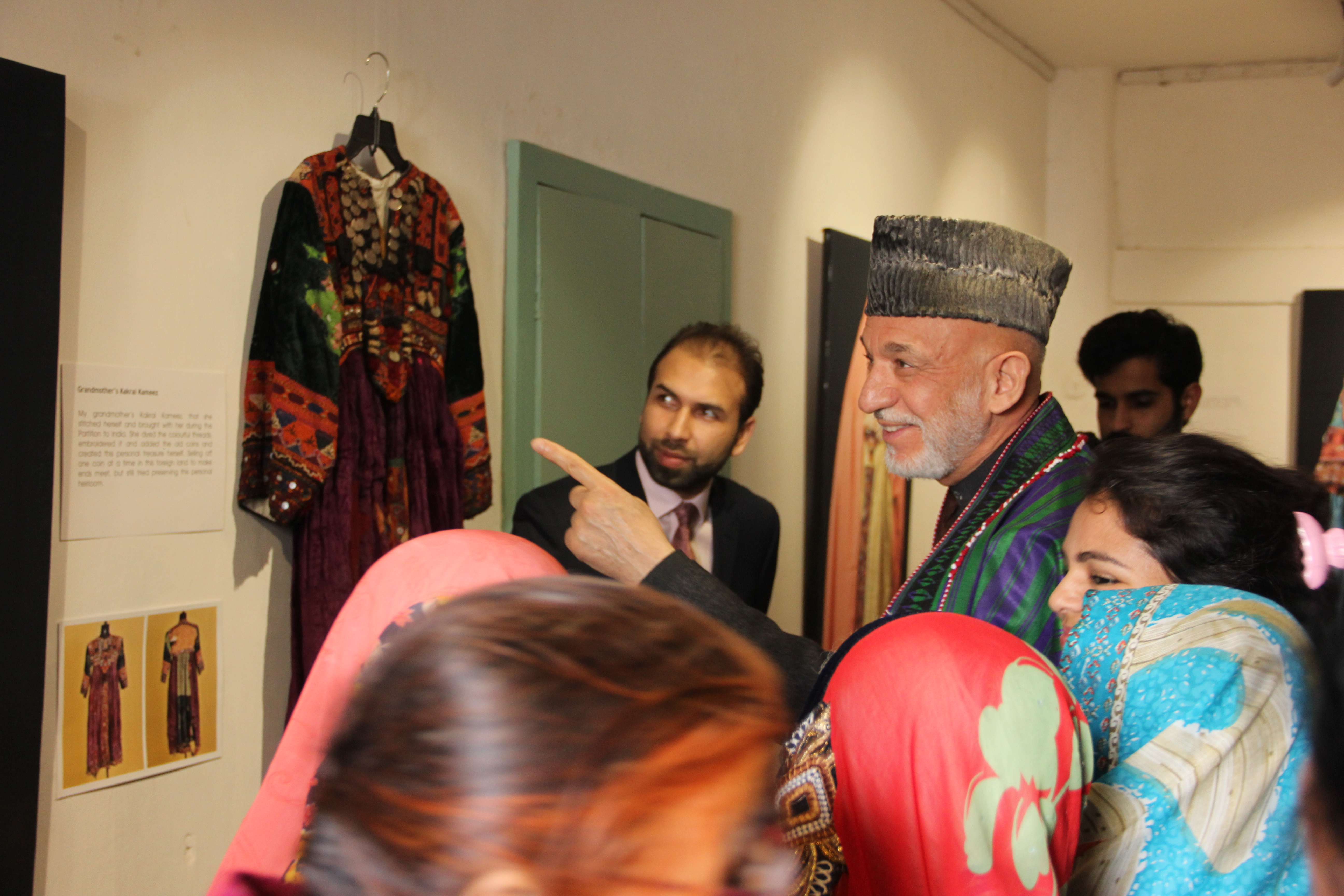 Former President of Afghanistan Hamid Karzai at the inauguration of Sheenkhalai Art Project in Jaipur in January this year.