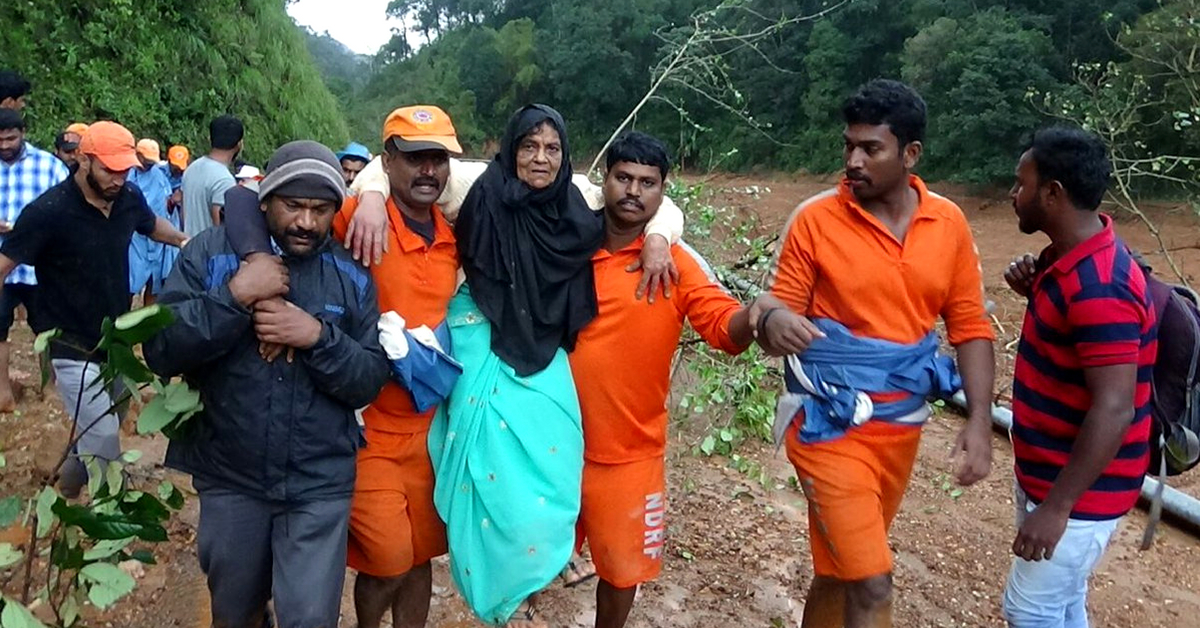 Kodagu Town Turns Church, Temple & Madrasa into Relief Camps for Flood-Hit Hamlets!