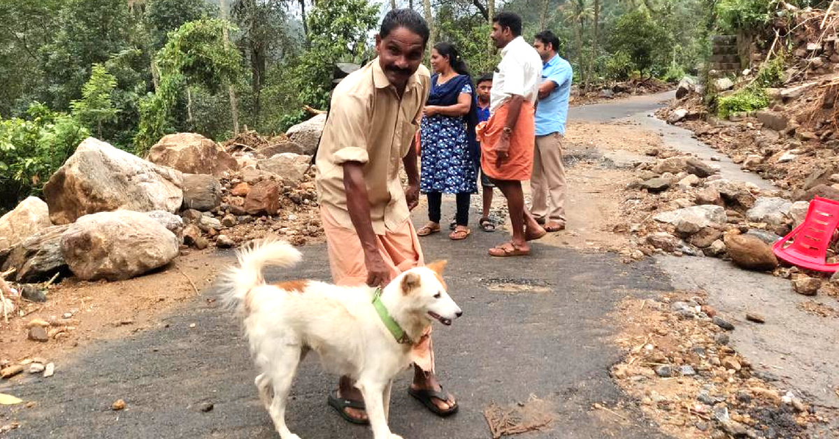 Kerala Floods: Alert Pet Dog Saves Family From Devastating Landslide!