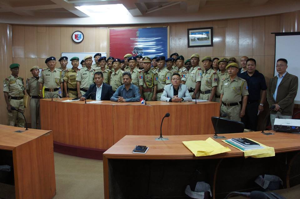 Former DGP Rupin with fellow police officers from the Nagaland cadre. (Source: Facebook/Rupin Sharma)