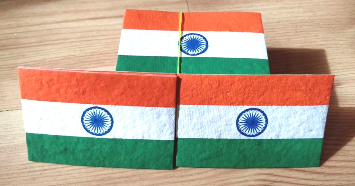 Eco-friendly flag (Source: Facebook/Indusjaivik Aura)